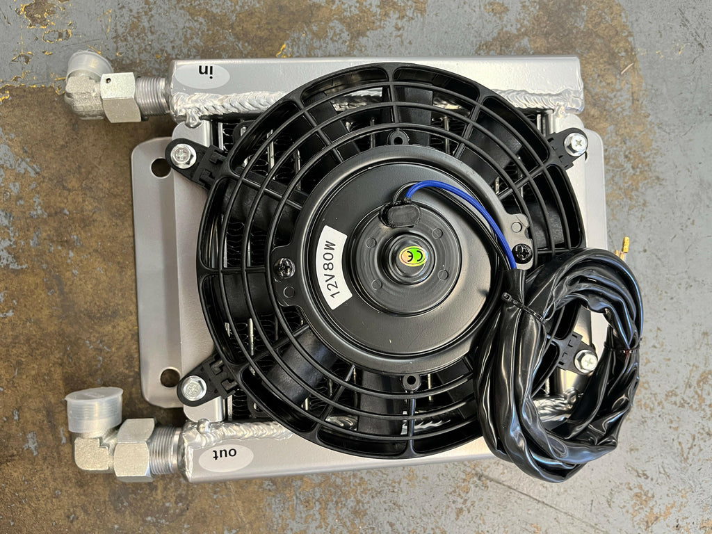 Hydraulic Oil Cooler Radiator Plus Fan For AGT Mini Excavators | H12-QH12SRQ