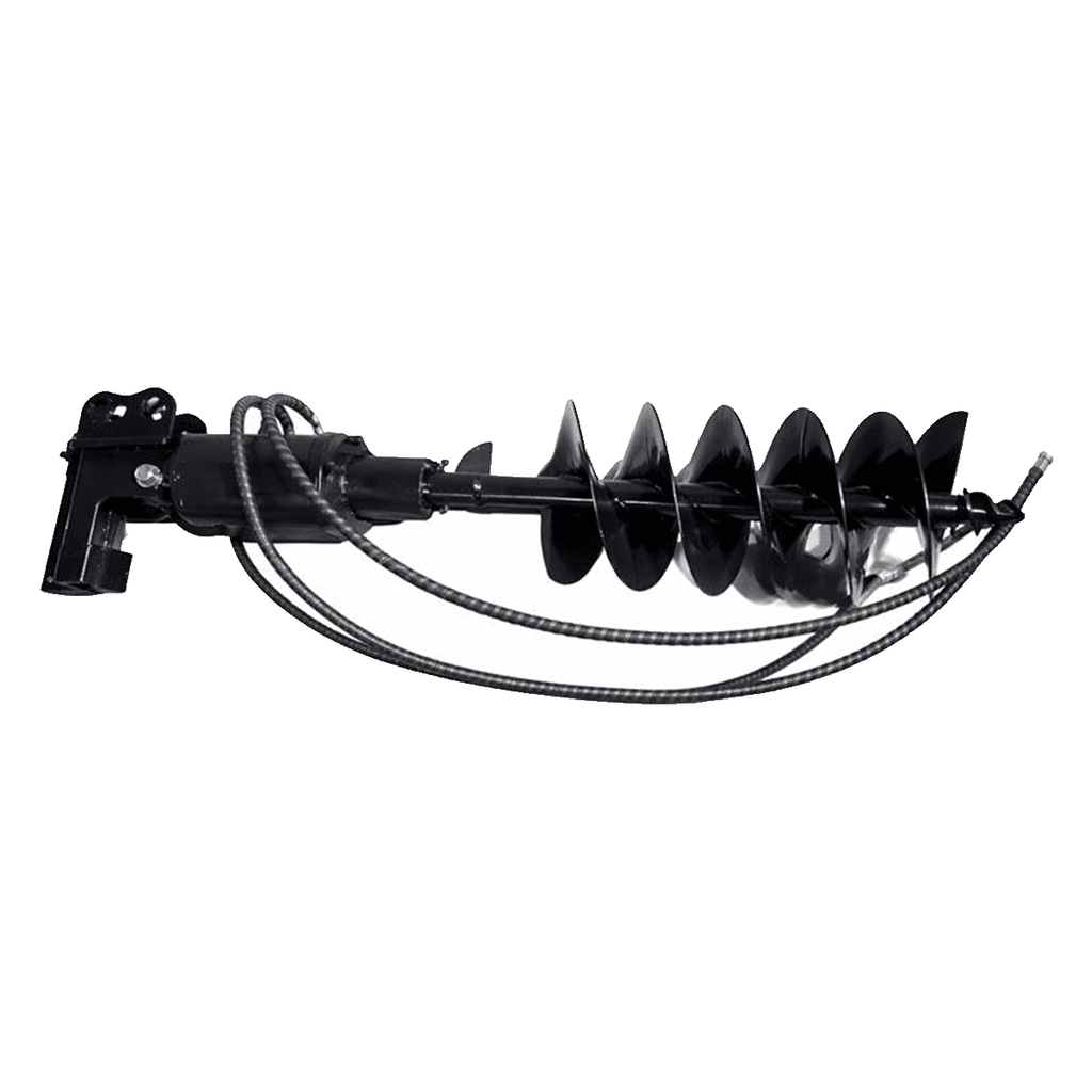 Auger Attachment W/ 8" Bit for AGT Mini Excavator | 12EX-AGR