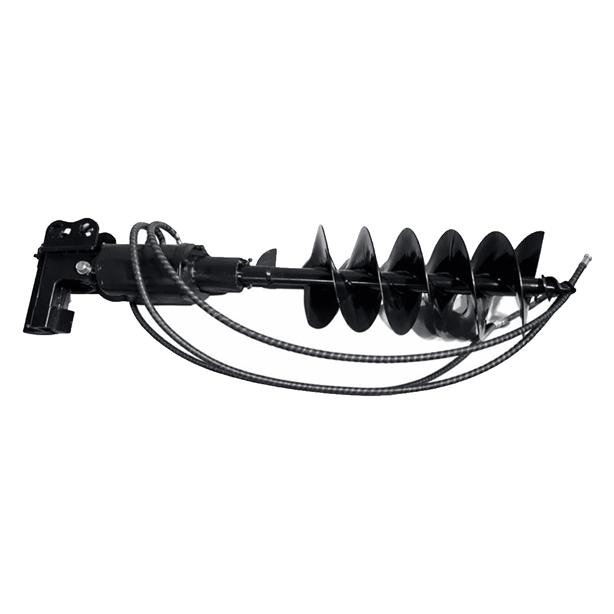 Auger Attachment W/ 8" Bit for AGT Mini Excavator | 12EX-AGR