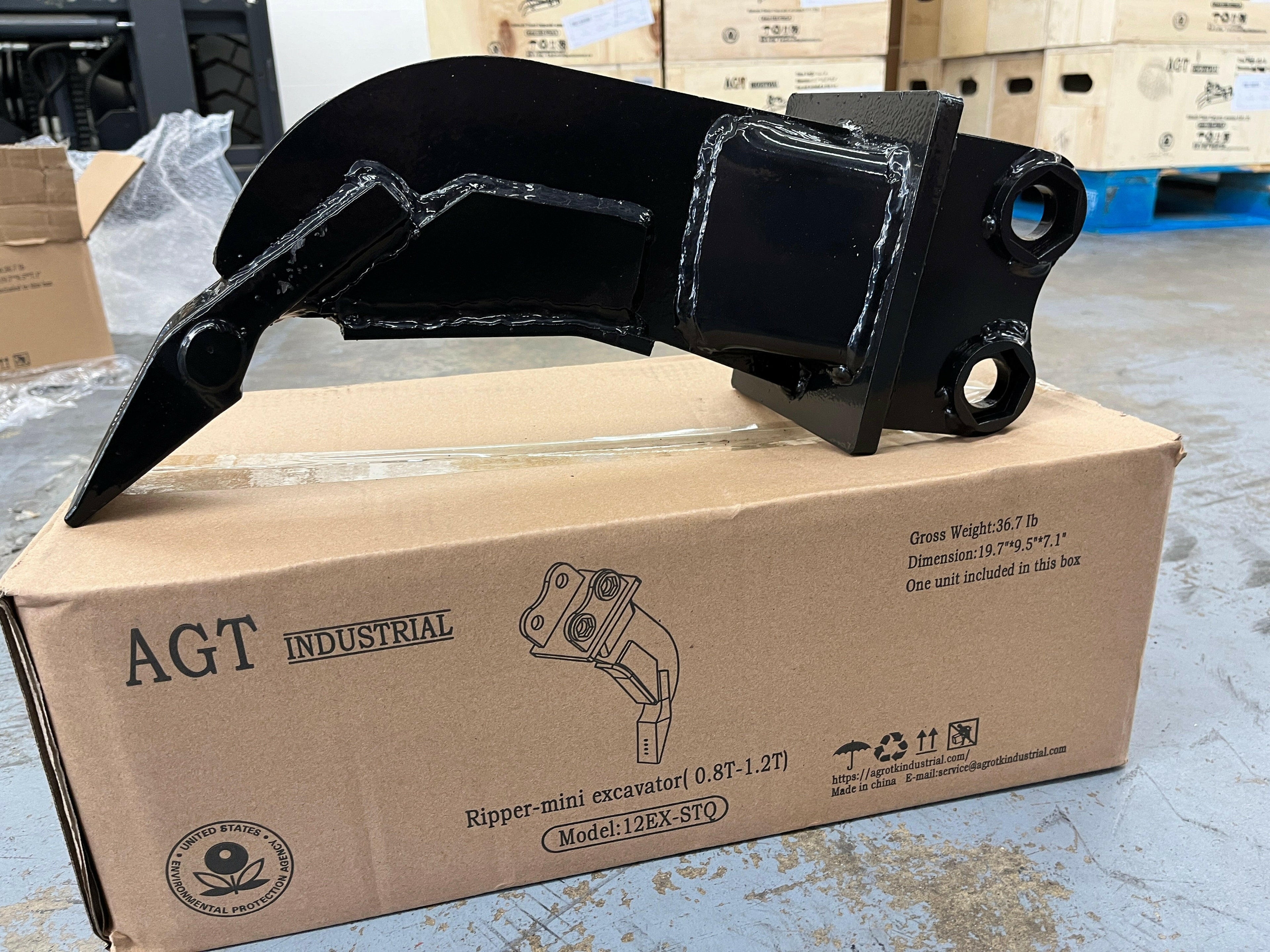 Ripper Attachment for 1-2 Ton Mini Excavators | AGT-12EX-STQ