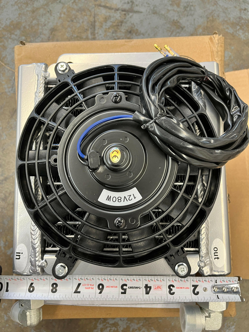 Hydraulic Oil Cooler Radiator Plus Fan For AGT Mini Excavators | H12-QH12SRQ