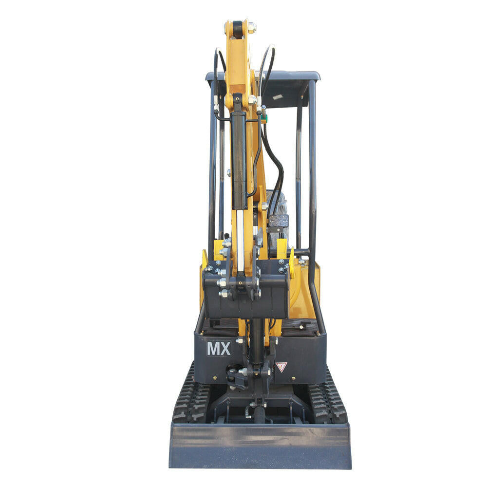 1 Ton, 13.5 HP Gasoline Engine (B&S) Mini Excavator w/ Hydraulic Thumb & Side Swing Boom | AGT-DM12-C