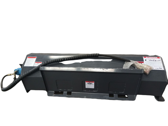 72" Skid Steer Hydraulic Tiller, 32Pcs Blade | AGT-ECSSTR072