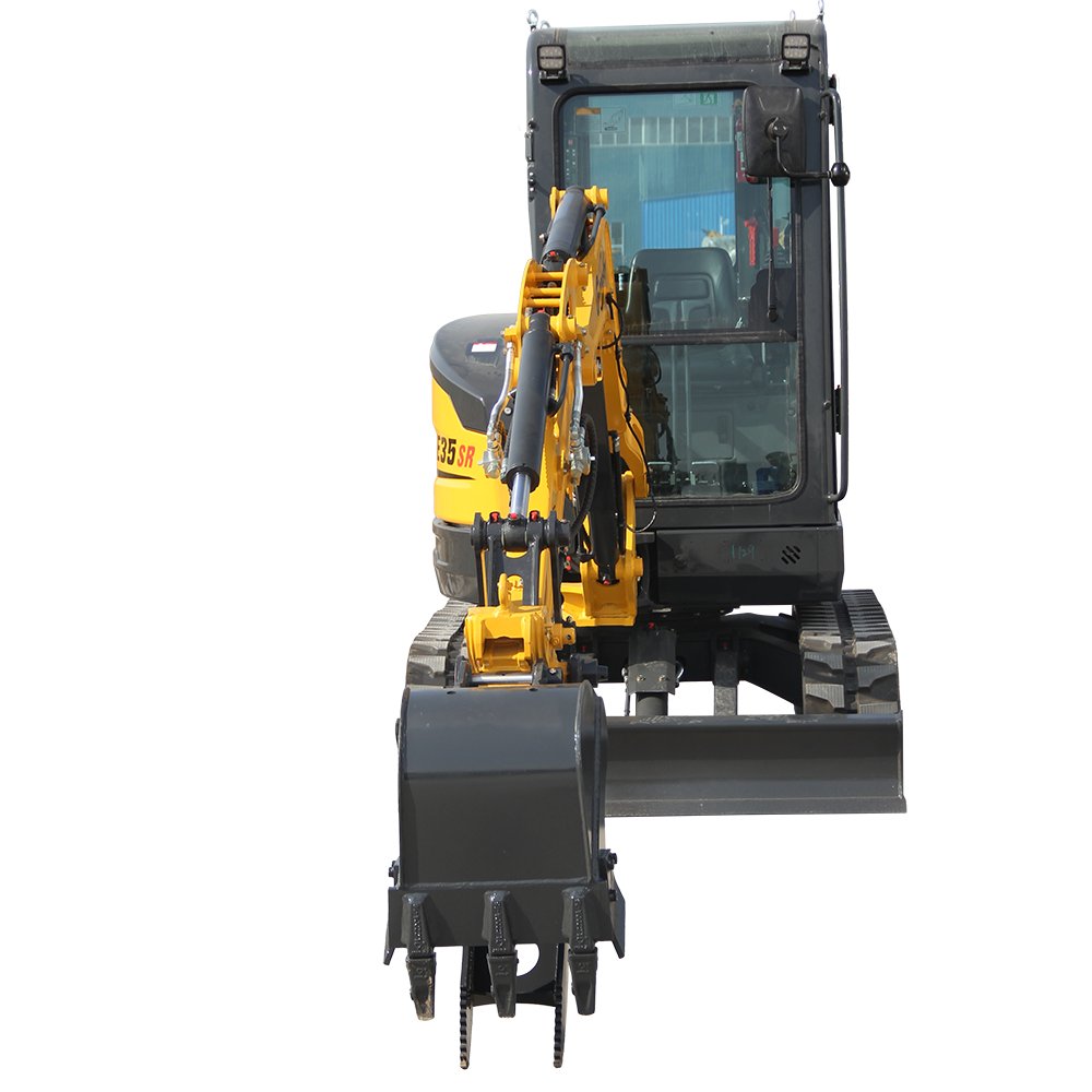 2.8 Ton, Yanmar Diesel Engine Mini Excavator w/ Hydraulic Thumb | CFG-STE35SR