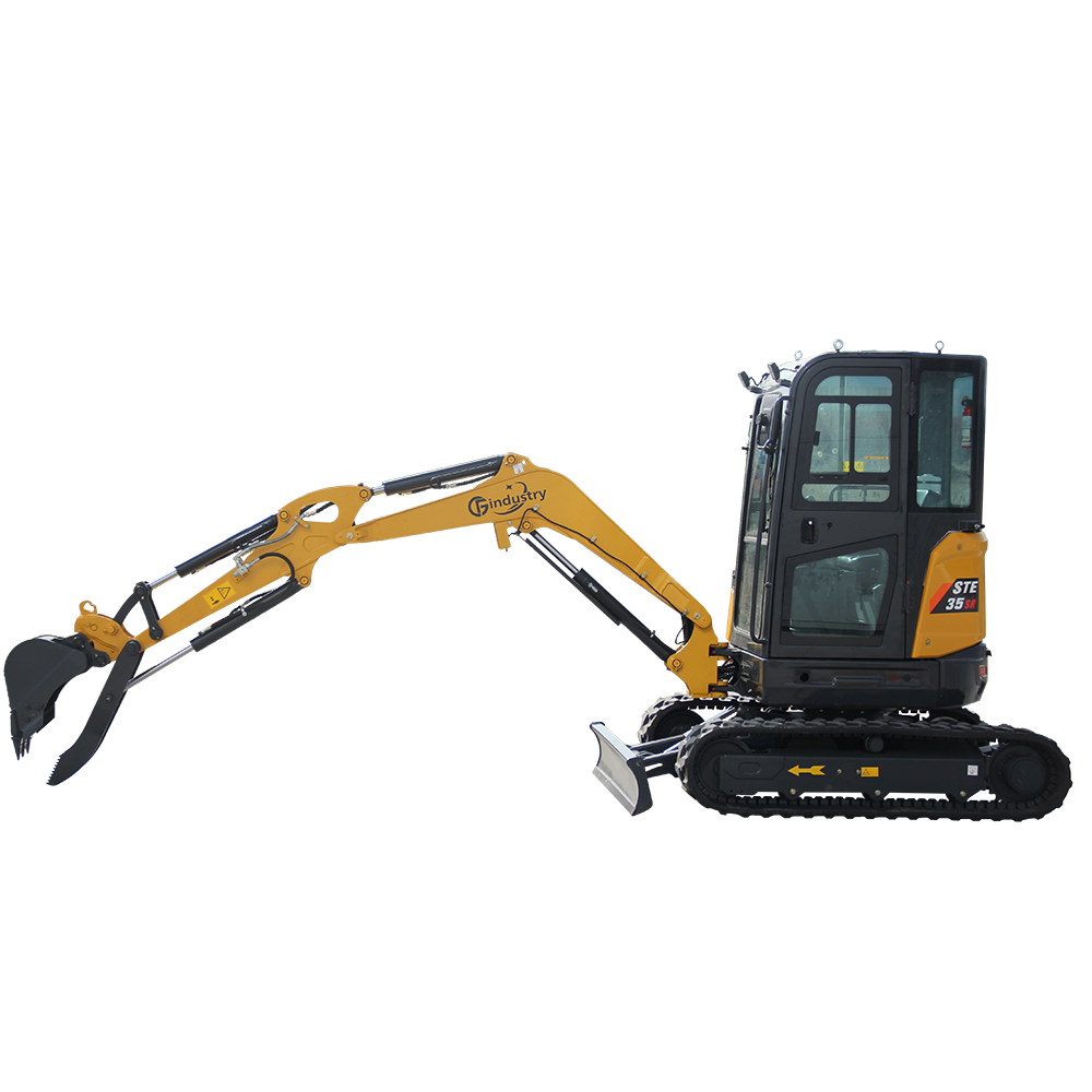 2.8 Ton, Yanmar Diesel Engine Mini Excavator w/ Hydraulic Thumb | CFG-STE35SR