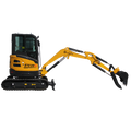 2.8 Ton, Yanmar Diesel Engine Mini Excavator w/ Hydraulic Thumb | CFG-STE35SR