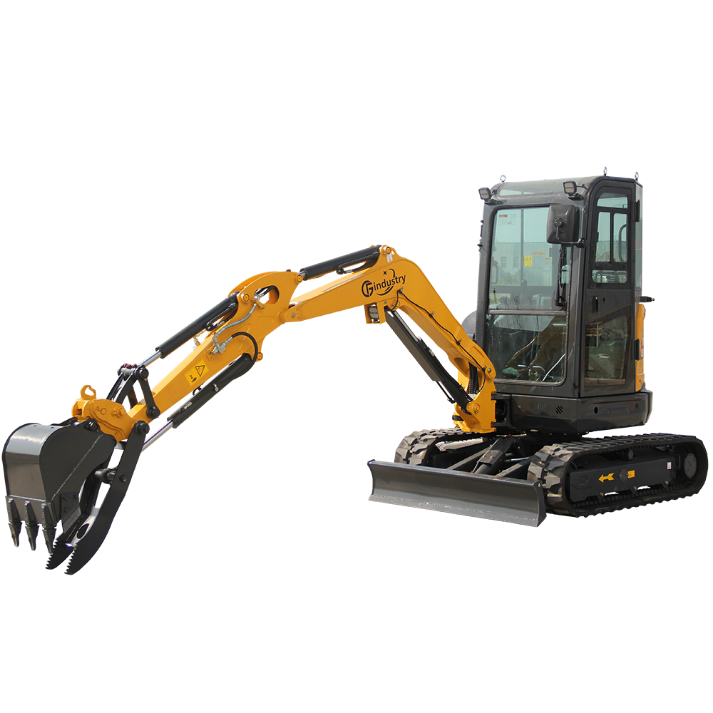 2.8 Ton, Yanmar Diesel Engine Mini Excavator w/ Hydraulic Thumb | CFG-STE35SR