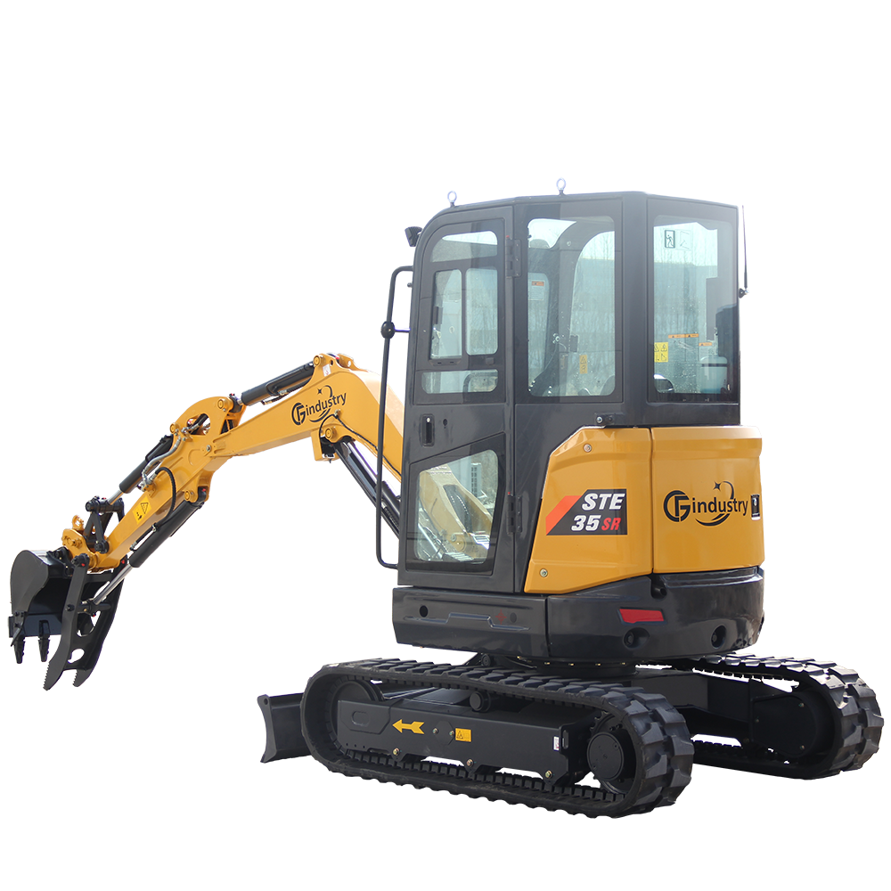 2.8 Ton, Yanmar Diesel Engine Mini Excavator w/ Hydraulic Thumb | CFG-STE35SR