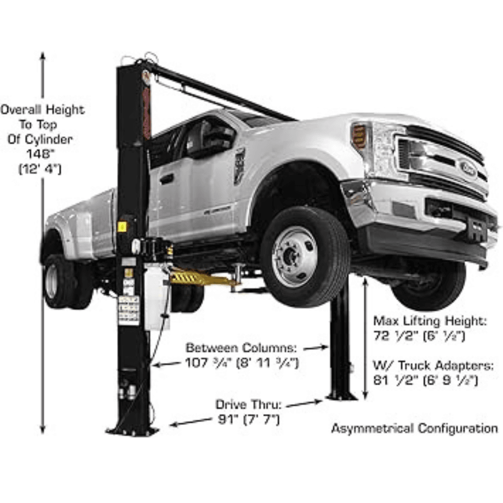 Atlas Platinum PVL-10 4535.9kg 2-Post Lift
