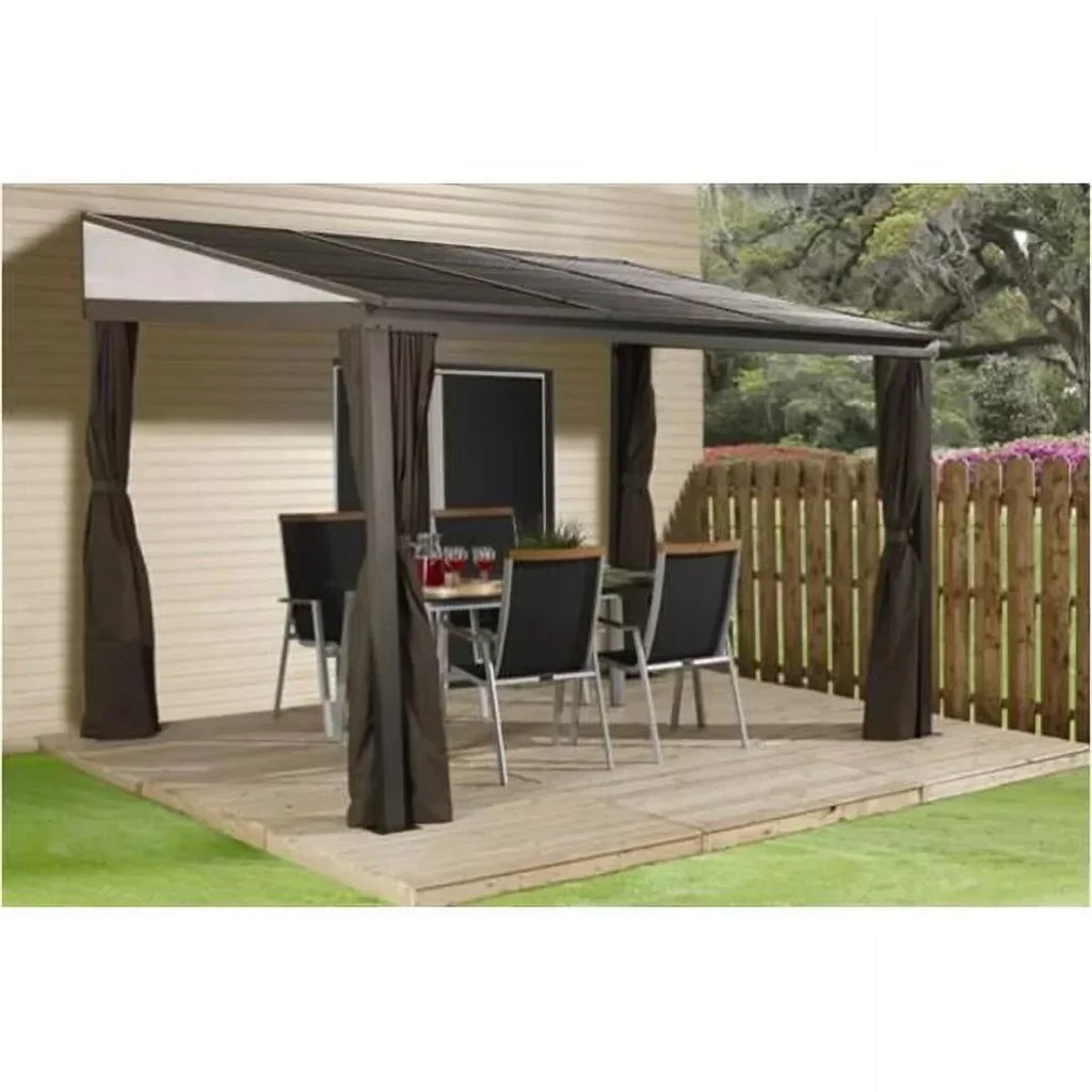 Sojag 500-9165470 Portland No. 53 Wall Gazebo 3.05m x 3.66m