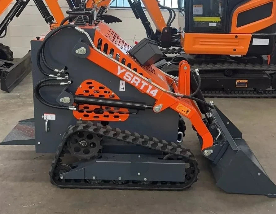 0.75 Ton, Stand-On Skid Steer Track Loader Crawler | AGT-YSRT14